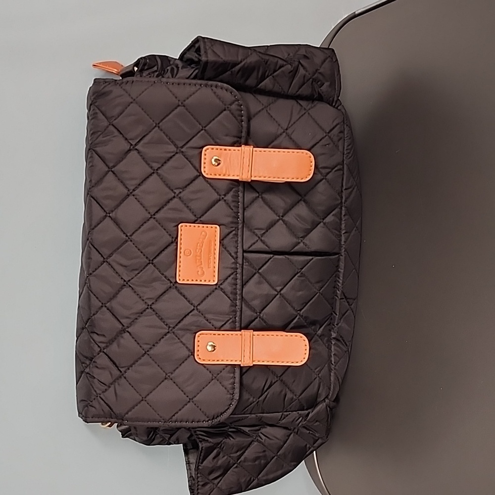 Quilted nylon stroller carrier